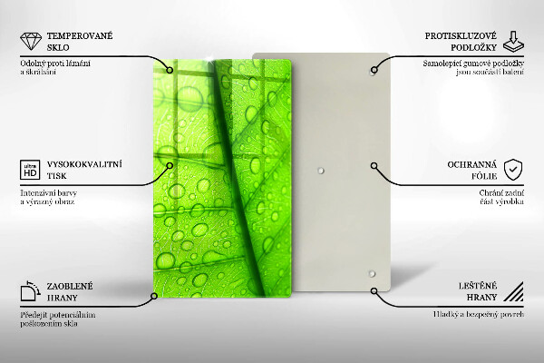 Cubre encimera Primer plano de una hoja