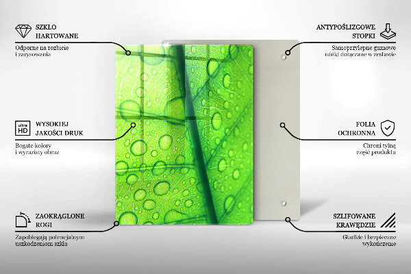 Cubre encimera Primer plano de una hoja