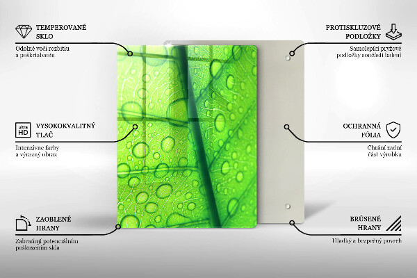 Cubre encimera Primer plano de una hoja