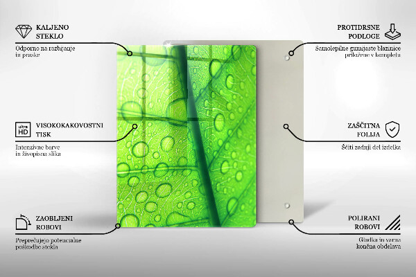 Cubre encimera Primer plano de una hoja
