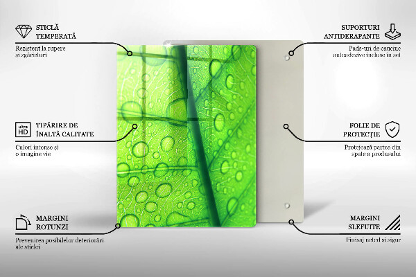 Cubre encimera Primer plano de una hoja