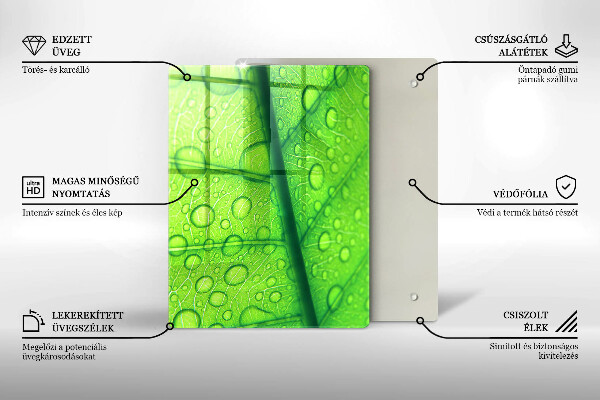 Cubre encimera Primer plano de una hoja