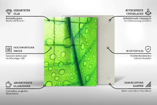 Cubre encimera Primer plano de una hoja