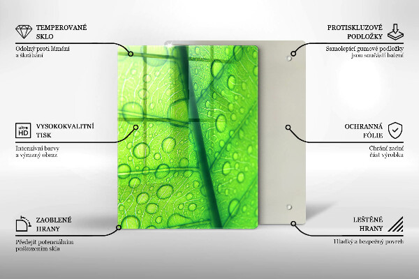 Cubre encimera Primer plano de una hoja