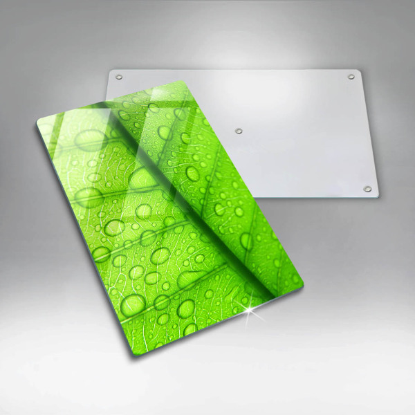 Cubre encimera Primer plano de una hoja