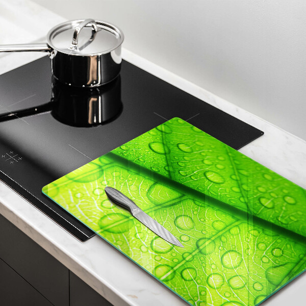 Cubre encimera Primer plano de una hoja