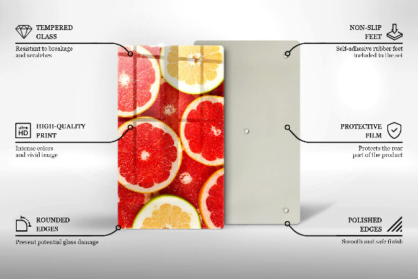 Cubre encimera Rodajas de pomelo