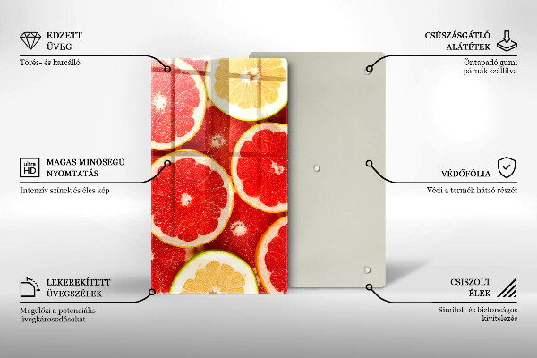 Cubre encimera Rodajas de pomelo