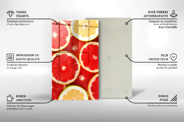 Cubre encimera Rodajas de pomelo