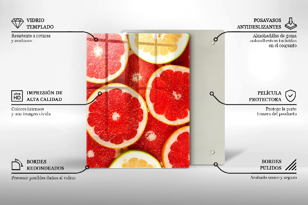 Cubre encimera Rodajas de pomelo