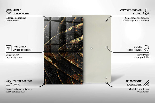 Cubre encimera Hoja de oro