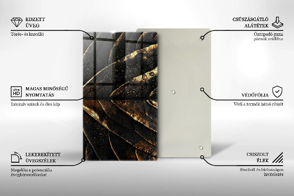 Cubre encimera Hoja de oro