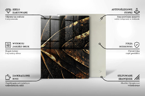 Cubre encimera Hoja de oro