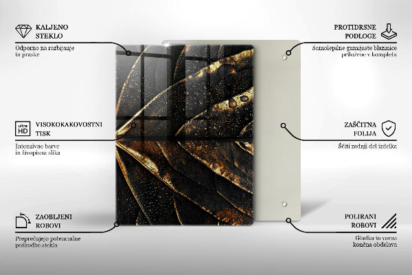 Cubre encimera Hoja de oro