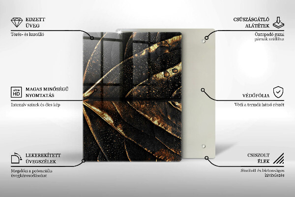 Cubre encimera Hoja de oro