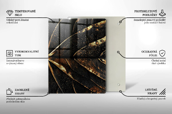 Cubre encimera Hoja de oro