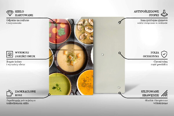 Cubre encimera Sopas coloridas