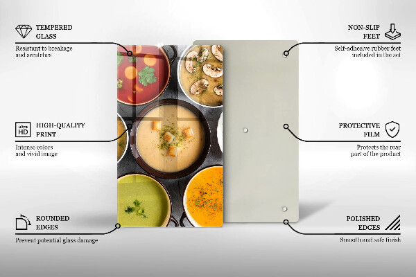 Cubre encimera Sopas coloridas