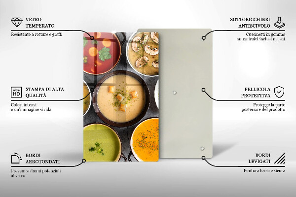 Cubre encimera Sopas coloridas