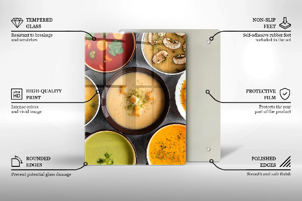 Cubre encimera Sopas coloridas