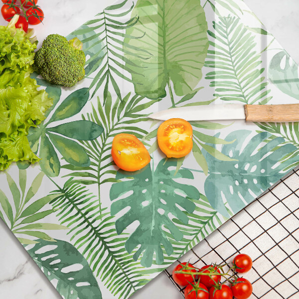 Cubre encimera Hojas boho acuarela