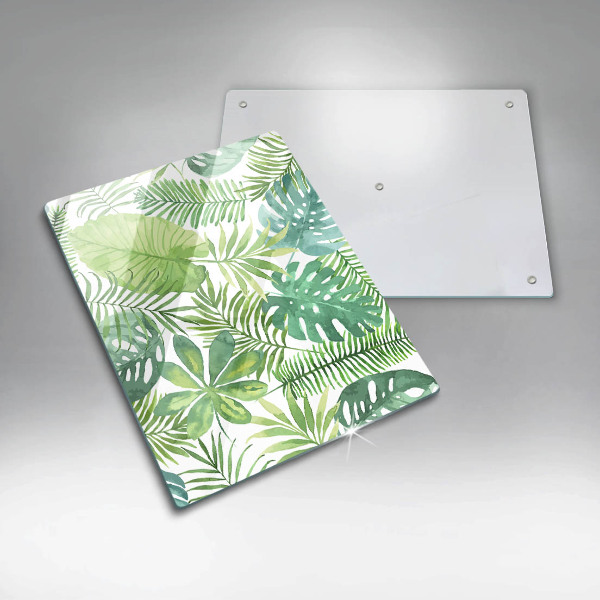 Cubre encimera Hojas boho acuarela