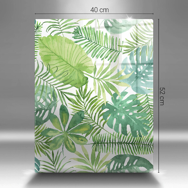 Cubre encimera Hojas boho acuarela