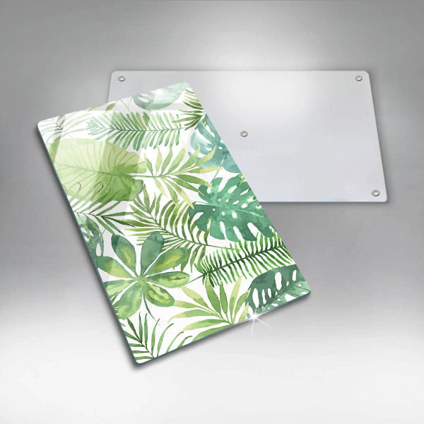 Cubre encimera Hojas boho acuarela