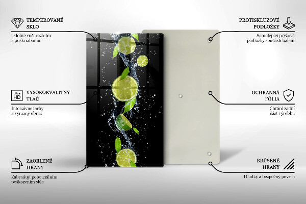 Cubre encimera Limas jugosas en agua