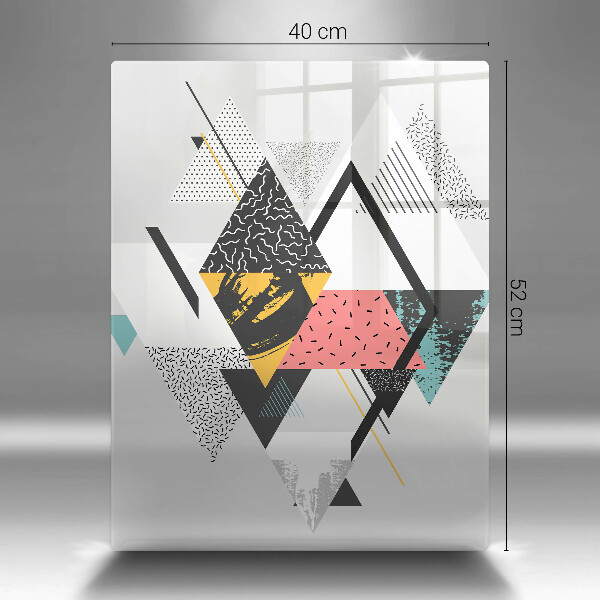 Cubre encimera Triángulos abstractos