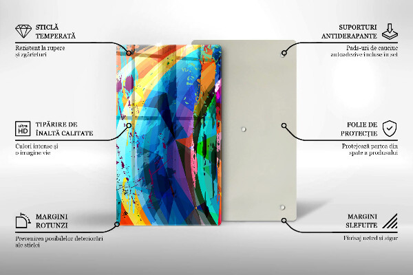 Cubre encimera Manchas de pintura coloridas