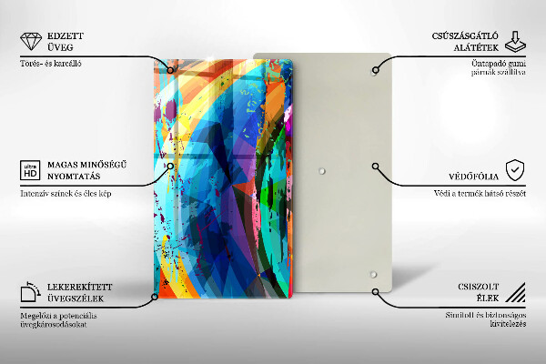 Cubre encimera Manchas de pintura coloridas