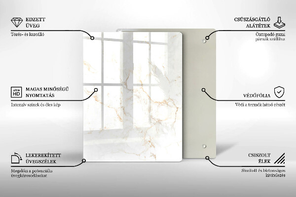 Cubre encimera Piedra de mármol elegante