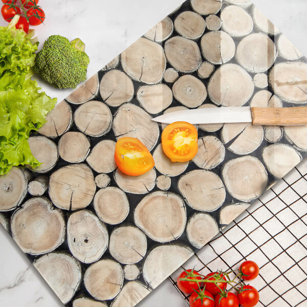 Cubre encimera Troncos de madera