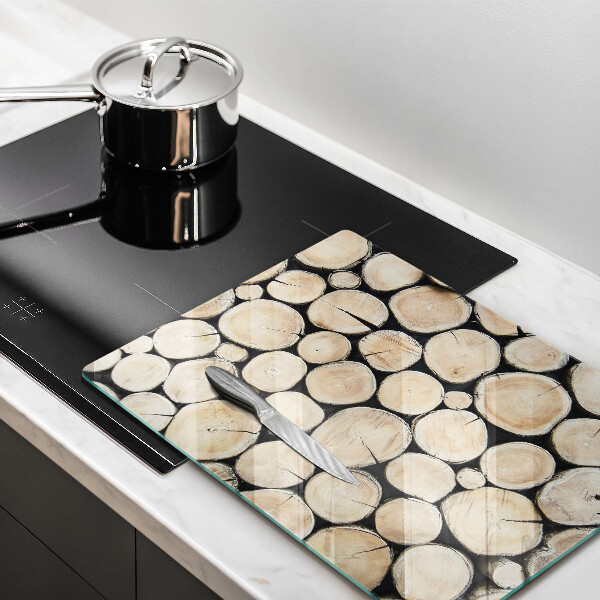 Cubre encimera Troncos de madera