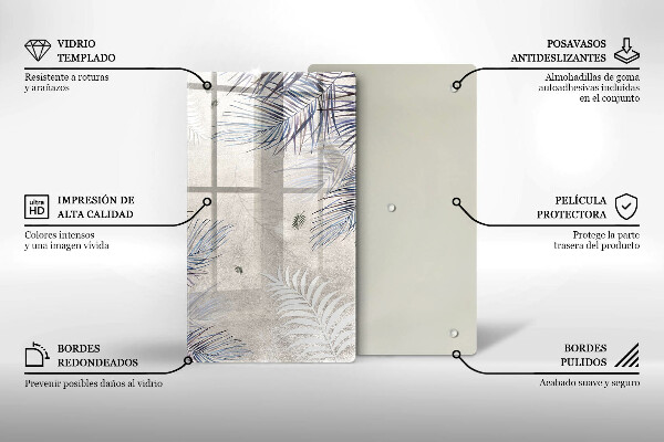 Cubre encimera Hojas sutiles