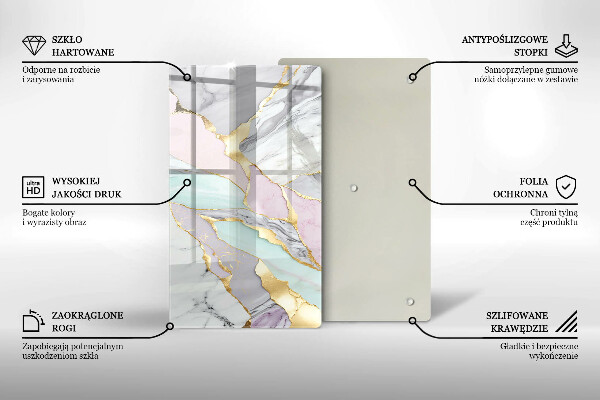 Cubre encimera Mármol pastel