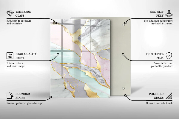 Cubre encimera Mármol pastel