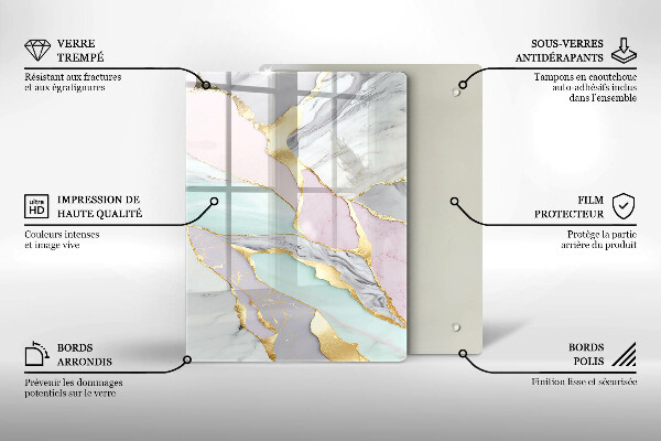 Cubre encimera Mármol pastel
