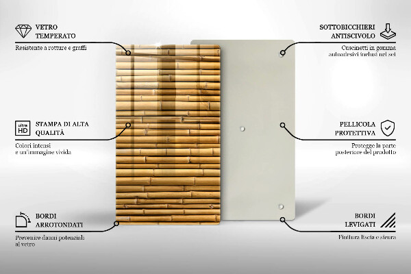 Cubre encimera Naturaleza boho bambú