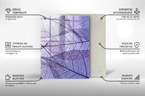 Cubre encimera Hojas con venas