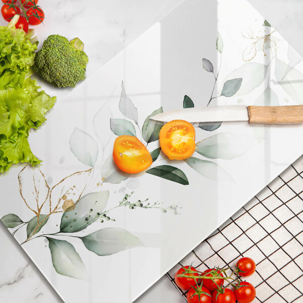 Cubre encimera Hojas de acuarela