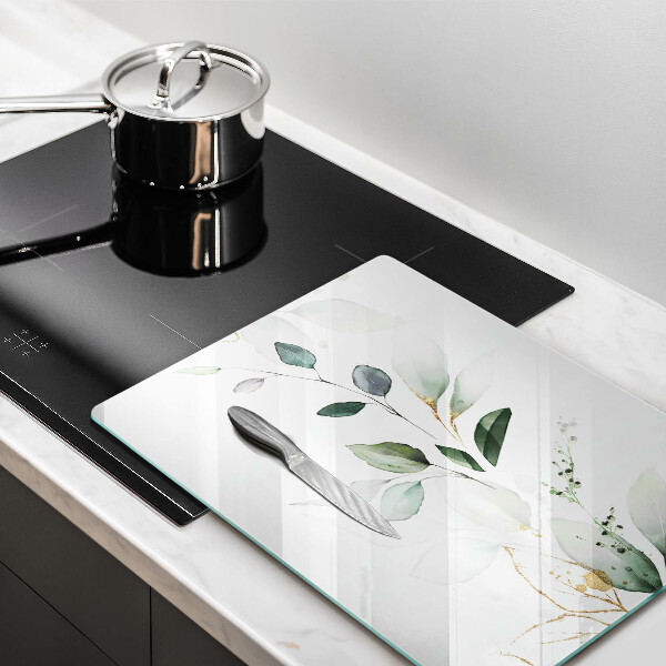 Cubre encimera Hojas de acuarela