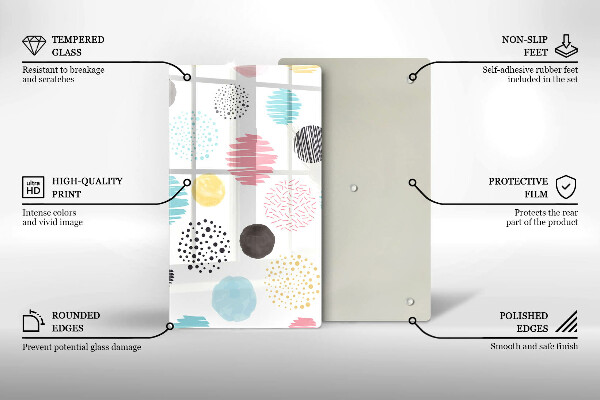 Cubre encimera Formas pintadas