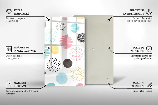 Cubre encimera Formas pintadas