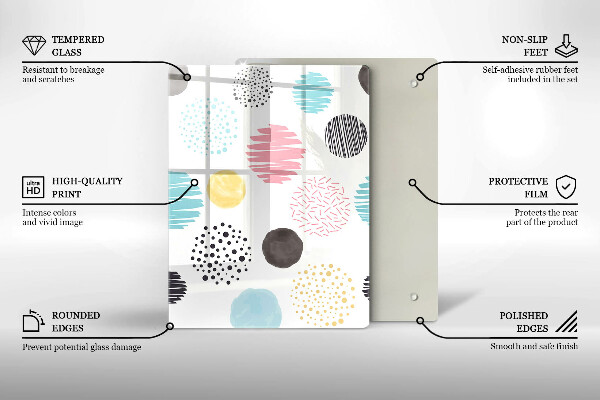 Cubre encimera Formas pintadas