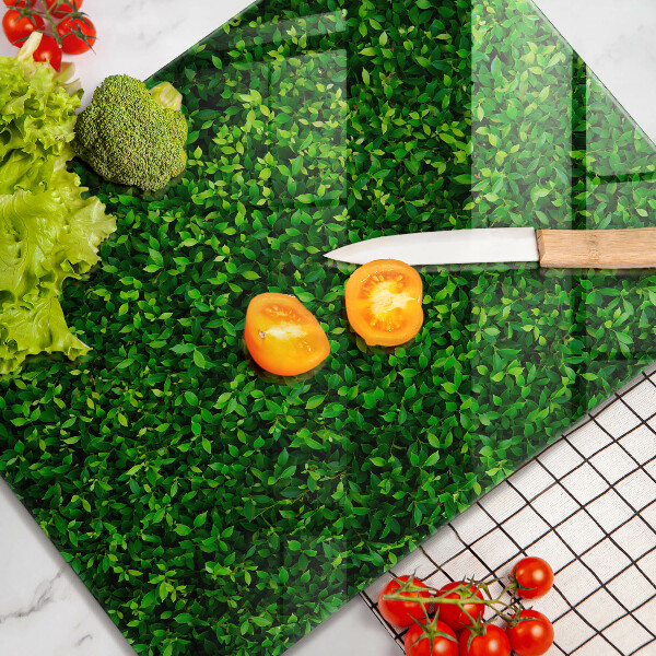 Cubre encimera Planta con hojas pequeñas.