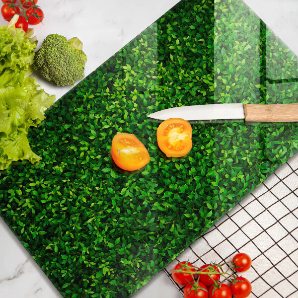 Cubre encimera Planta con hojas pequeñas.