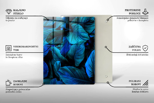 Cubre encimera Hojas de vegetación de la selva.