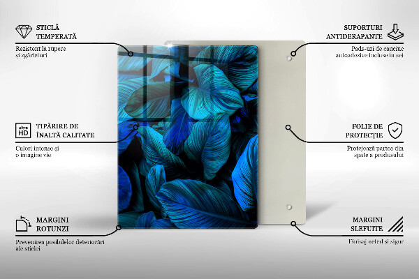 Cubre encimera Hojas de vegetación de la selva.